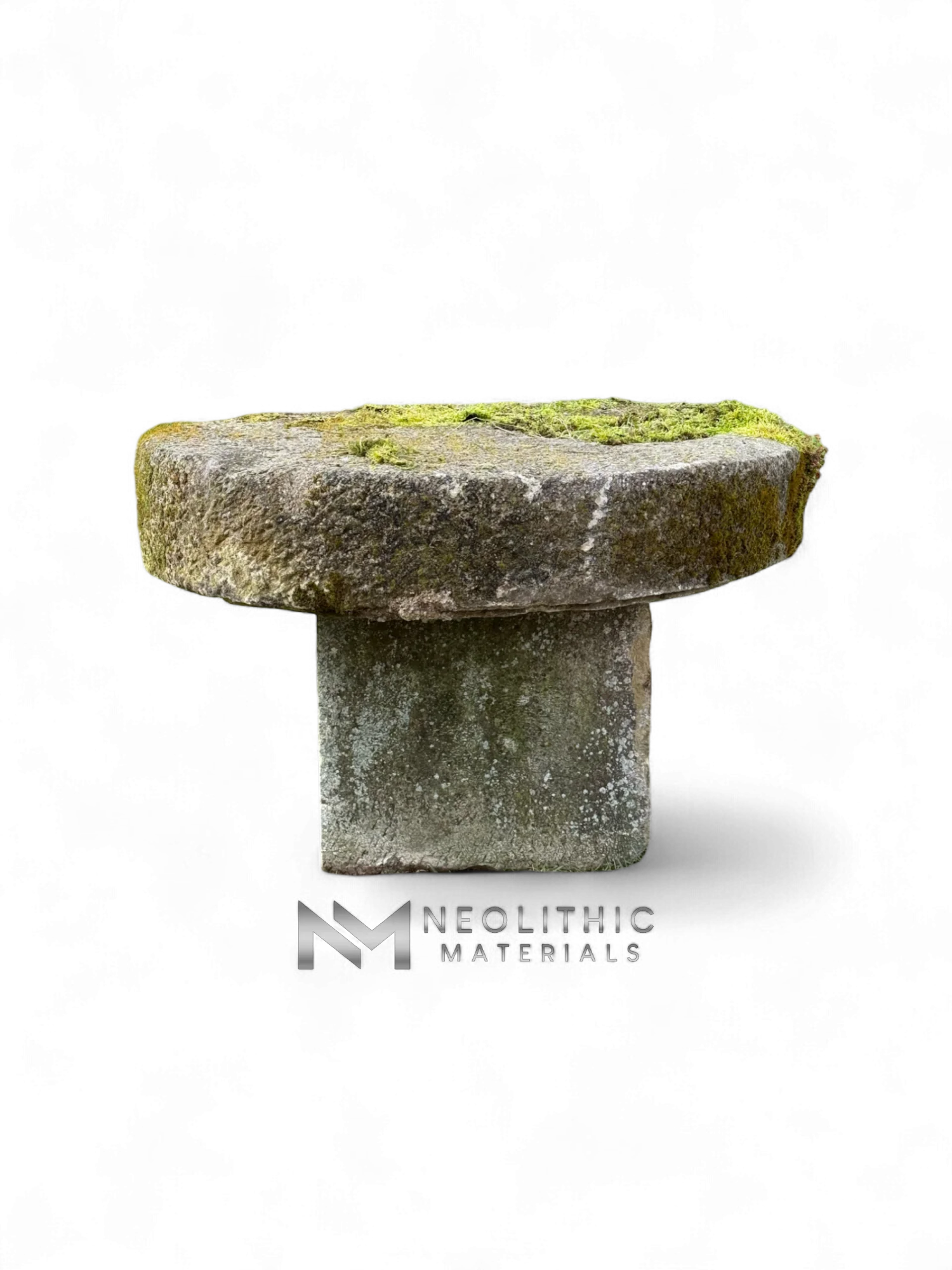 French Antique Limestone Table - Image 1